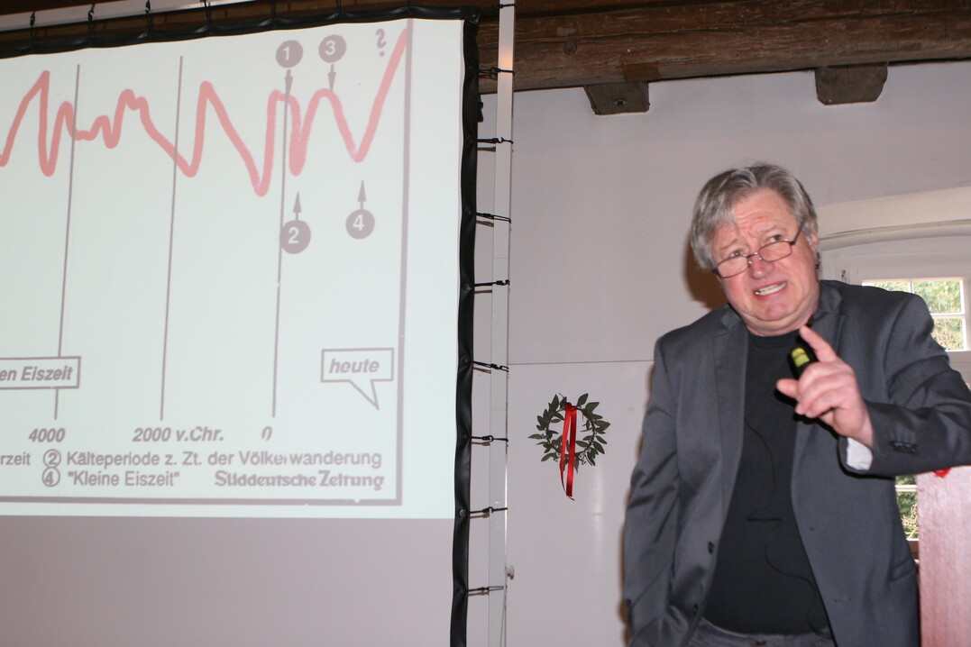 Machte auf Wetterextreme als Folge des Klimawandels aufmerksam: Roland Roth von der Wetterwarte Sd.