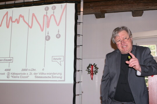 Machte auf Wetterextreme als Folge des Klimawandels aufmerksam: Roland Roth von der Wetterwarte Sd.