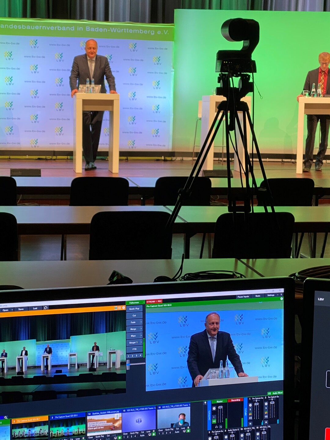  Digitale Mitgliederversammlung des Landesbauernverband in Baden-Wrttemberg 2021: Verbandsprsident Joachim Rukwied 