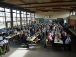 Volle Bömbachhalle in Altensteig-Spielberg (Landkreis Calw) beim Kreisbauerntag der Kreisbauernverbände Calw und Freudenstadt am 8. Februar 2020.