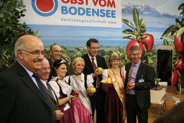 Obst vom Bodensee hat die Fruit Logistica als Plattform genutzt und fr seine pfel geworben. 