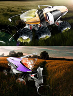 Mähdrescher-Desingstudie