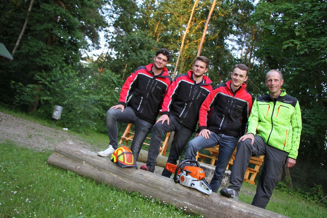 ... und beim Fotoshooting fr die Sponsoren