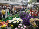 37. Erntedank-Wochenmarkt am Samstag, 6. Oktober 2018, vor der Stiftskirche in Stuttgart