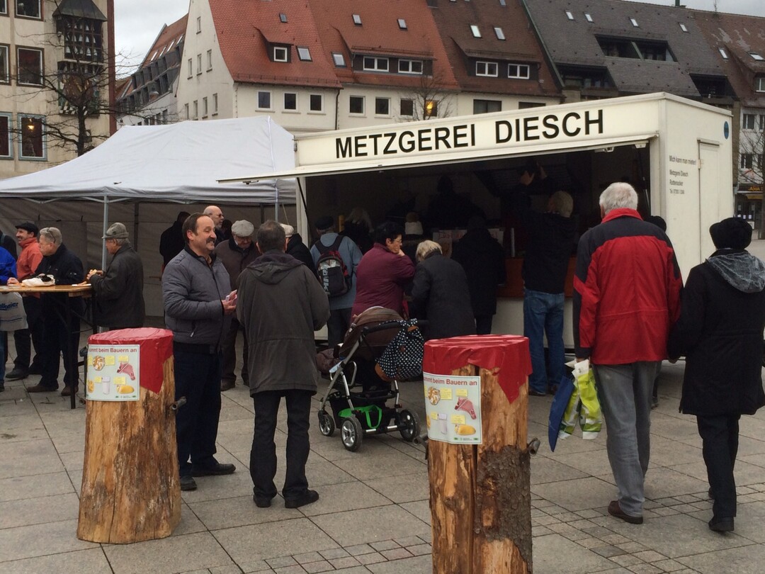 Die Aktion des KBV Ulm-Ehingen auf dem M�nsterplatz in Ulm