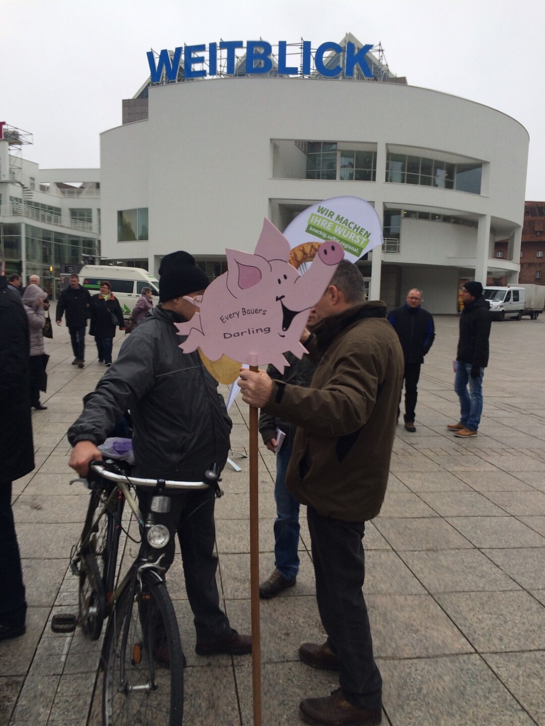 Die Aktion des KBV Ulm-Ehingen auf dem M�nsterplatz in Ulm