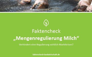 DBV-Faktencheck Mengenregulierung Milch
