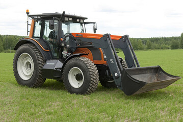 Der N101 mit 110 PS wird als erster Biogas-Traktor in Serie gehen.