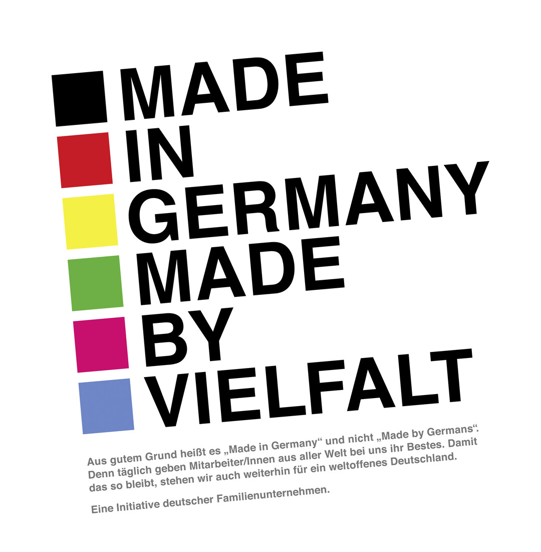 Keyvisual der Kampagne Made in Germany  Made by Vielfalt