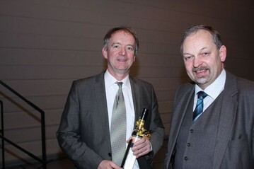 Neue Sichtweisen zeigte Carl Vierboom (links) beim Bauerntag in Hohenlohe auf. Politsch wurde es mit dem Bauernverbandsvorsitzenden Klaus Mugele.