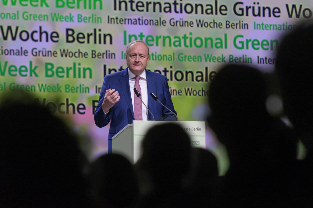 Erffnungsfeier Internationale Grne Woche 2023 
Joachim Rukwied, Prsident des Deutschen Bauernverbandes e.V.