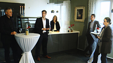  Um Innovationskraft ging es in der Diskussionsrunde mit (v.l.) Gerhard Glaser, LBV-Vizeprsident; Matthias Schulze Steinmann, Chefredakteur top agrar und f3-farm; Professorin Dr. Karin Schnitker, Hochschule Osnabrck; Landwirt Alois Penninger aus Frstenzell und Moderatorin Judith Landes.