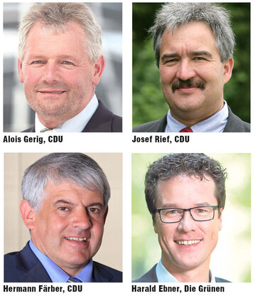 Mit Hermann Frber, Alois Gerig, Josef Rief und Harald Ebner haben es vier Agrarier aus Baden-Wrttemberg in den Deutschen Bundestag geschafft. 