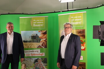 Zahlen und Ziele der BAG Hohenlohe stellten anlsslich der Online-Generalversammlung Vorstandsvorsitzender Ulrich Khnle (l.) und geschftsfhrender Vorstand Sven Schneider der Presse vor.  