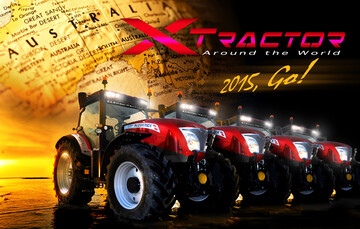 Bis Oktober werden vier Traktoren der neuesten McCormick Serien X7 und X6 eine Strecke von 8500 Kilometern durch Australien zurcklegen. 