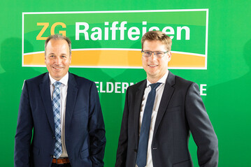 In ihrem ersten Geschftsjahr zu zweit legten die beiden ZG-Vorstnde Lukas Rohart (l.) und Dr. Holger Lbbert ein Rekordergebnis vor.